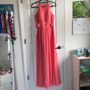 Azazie “Bonnie” Bridesmaids dress in Watermelon
